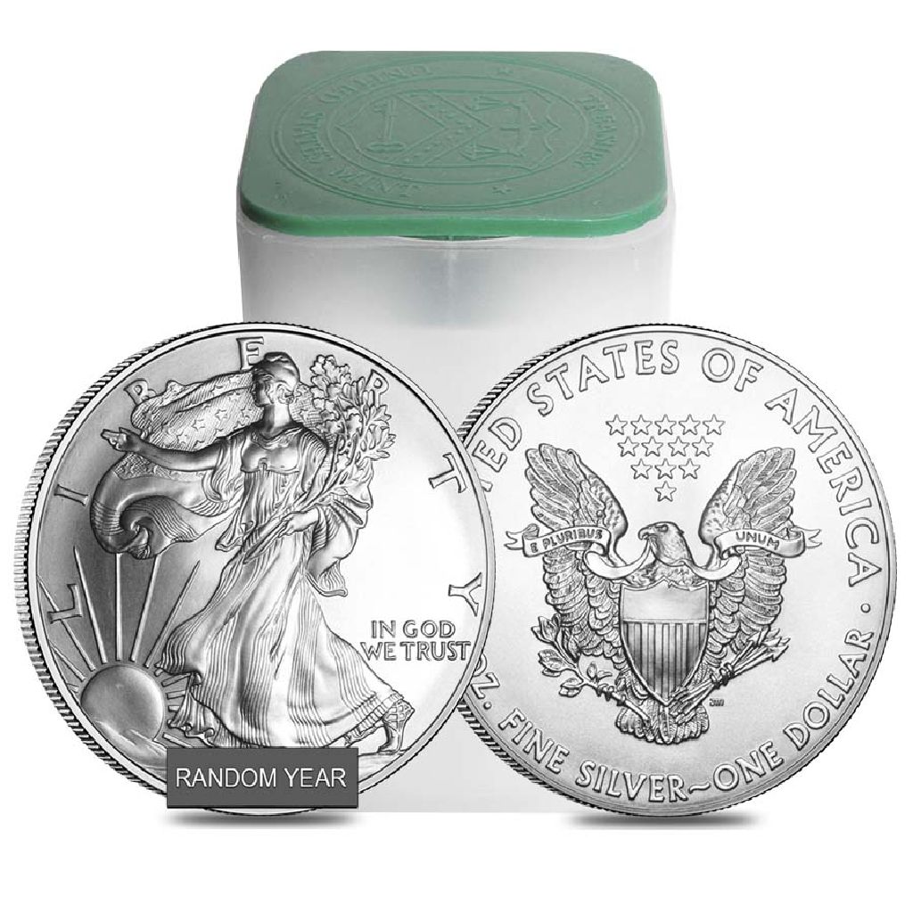 1oz Siver American Eagle BU (Random Year)  coin collectible - Main Image 2
