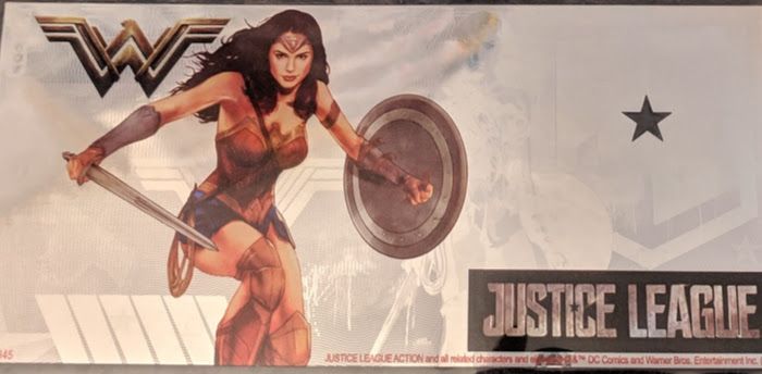 Niue 5 gram Silver $1 Note : WonderWoman  coin collectible - Main Image 1