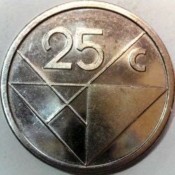 1-Aruba 25 Cents, 2020  coin collectible - Main Image 2