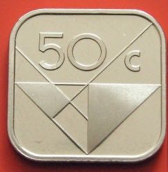 1-Aruba 50 Cents, 2018  coin collectible - Main Image 2