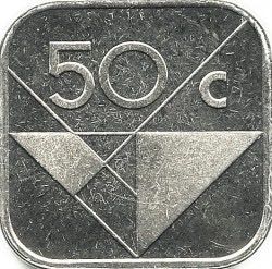 Aruba $0.50 Cents Coin  coin collectible - Main Image 2