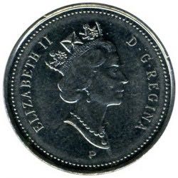 Canada 5 Cents, 2001 - Mintmark "P”  coin collectible - Main Image 2