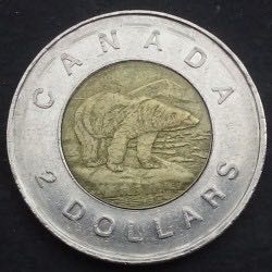 Canada 2 Dollars, 2002 - 50th Anniversary Succession of Queen Elizabeth II  coin collectible - Main Image 2