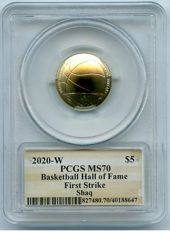 2020 W Shaquille O’Neal  coin collectible - Main Image 2