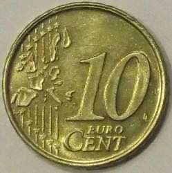 Spain 10 Euro Cent, 1999  coin collectible - Main Image 2