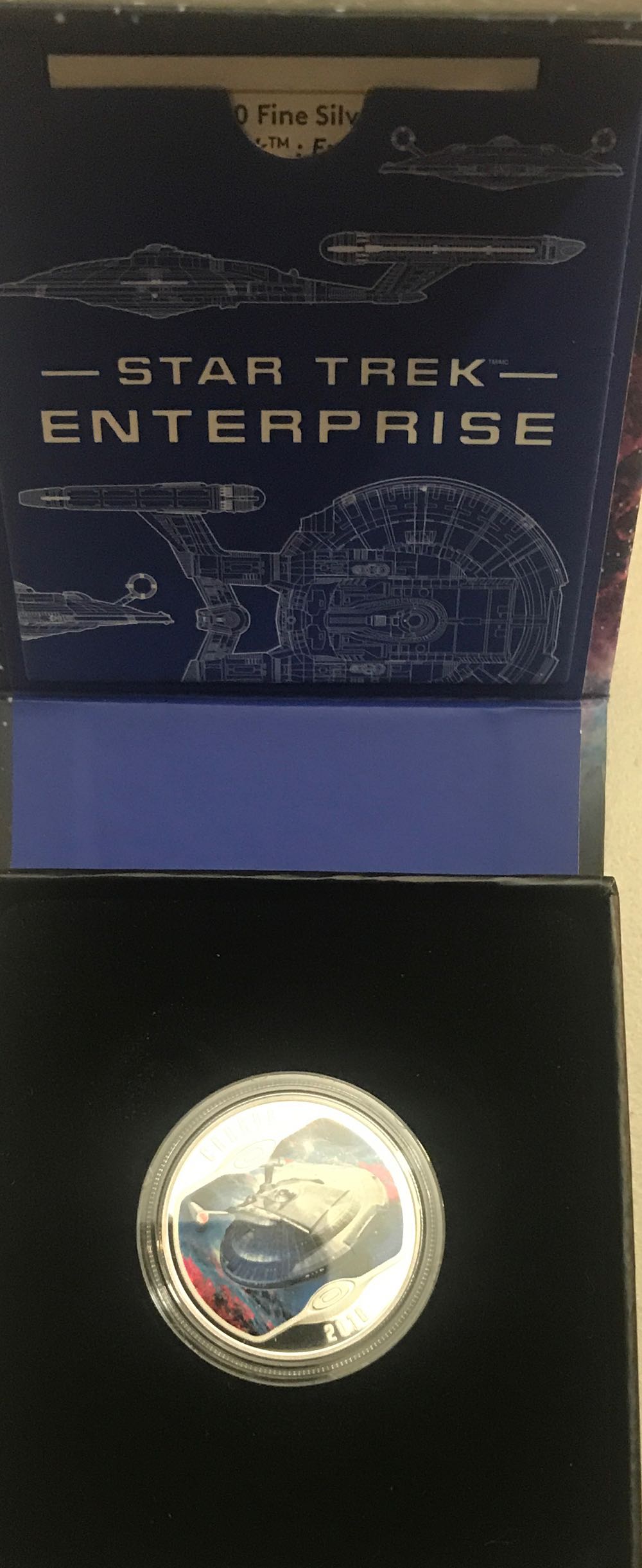 Star Trek Enterprise NX-01  coin collectible [Barcode 623932088320] - Main Image 2