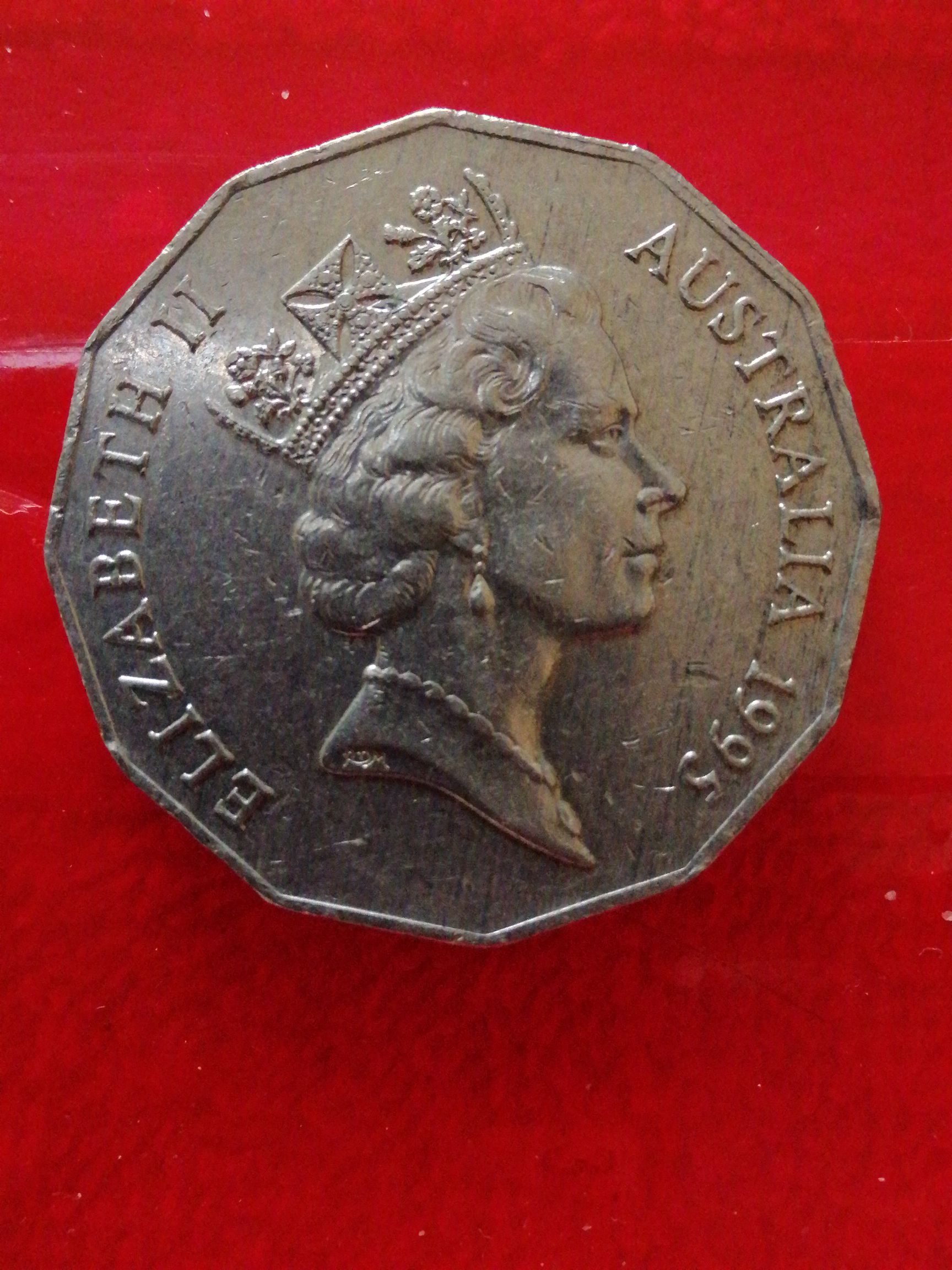 1995 Australian 50c  coin collectible - Main Image 2