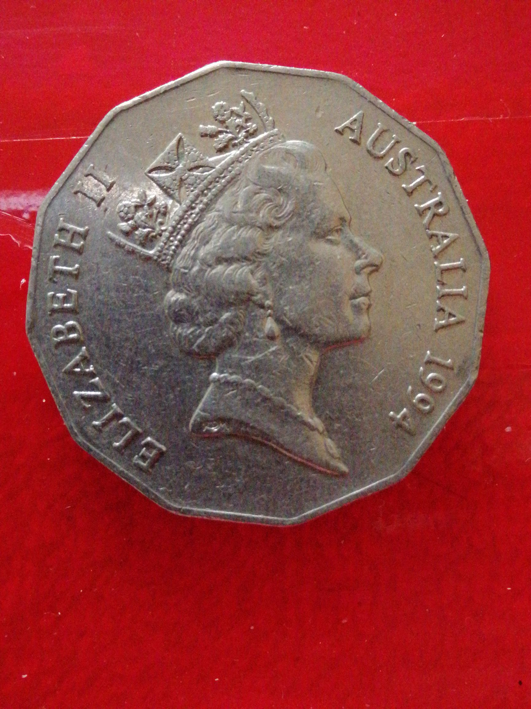 1994 Australian 50c  coin collectible - Main Image 2