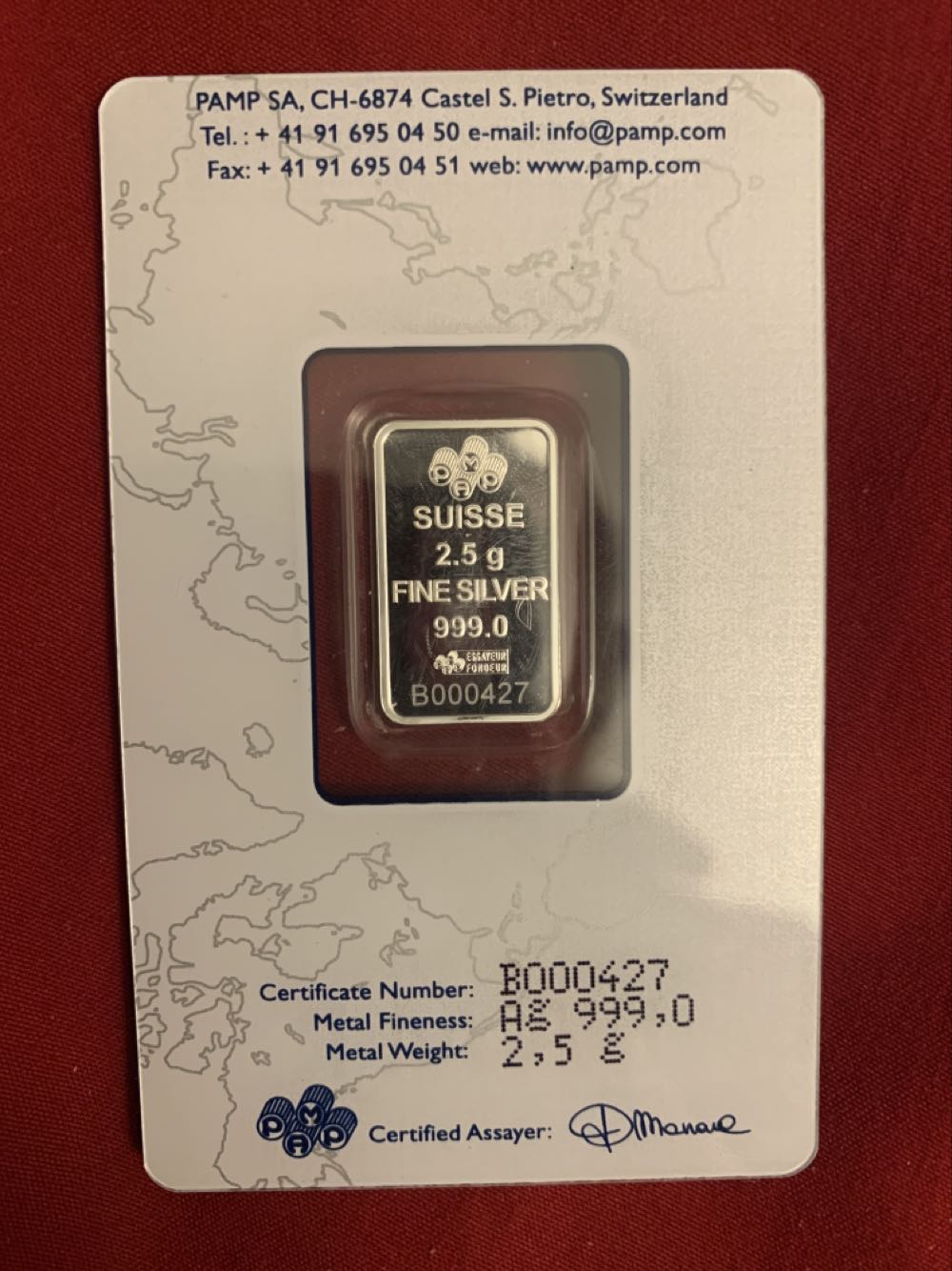PAMP Suisse Liberty Bar  coin collectible - Main Image 2