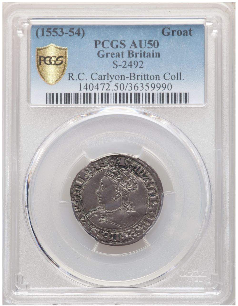 Great Britain Mary I groat  coin collectible - Main Image 4