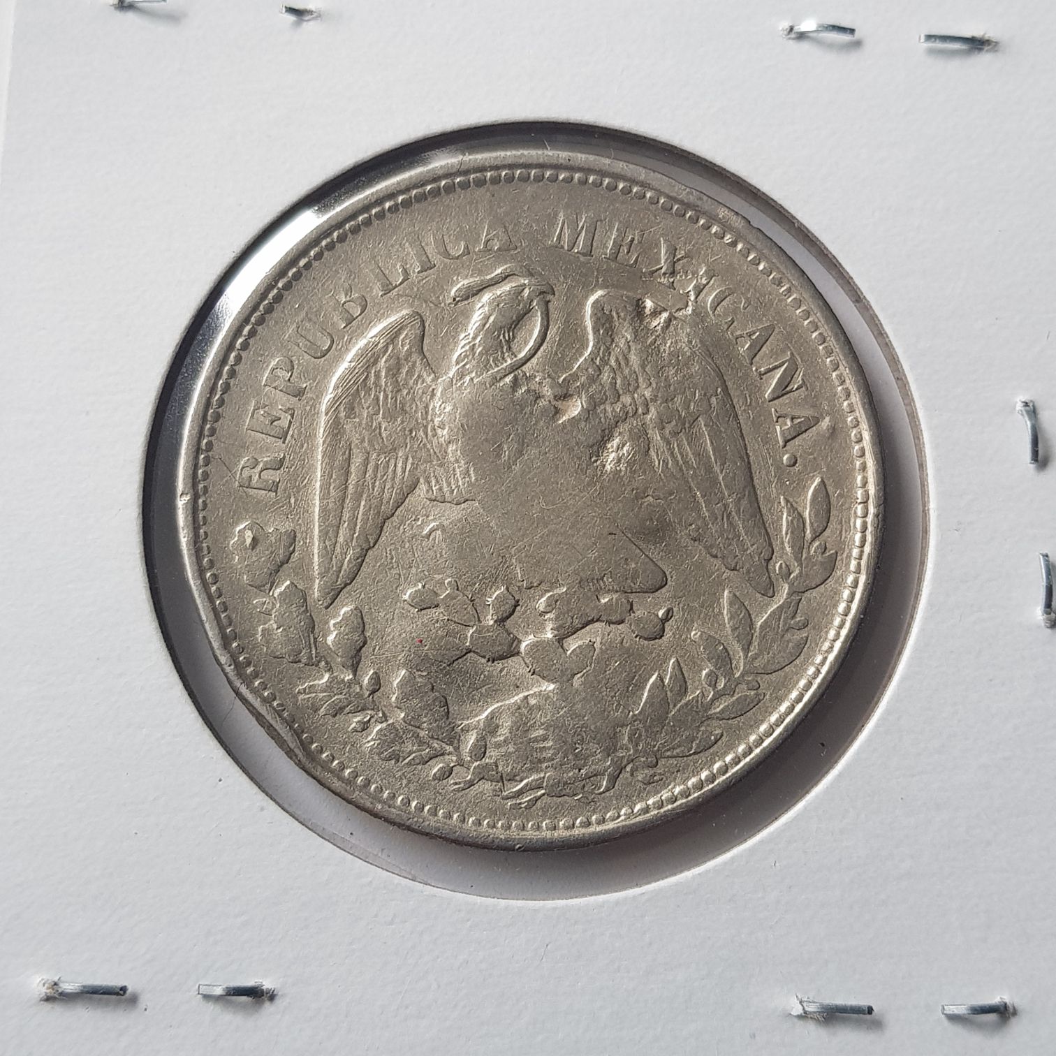 1 Peso México Con Chops  coin collectible - Main Image 2