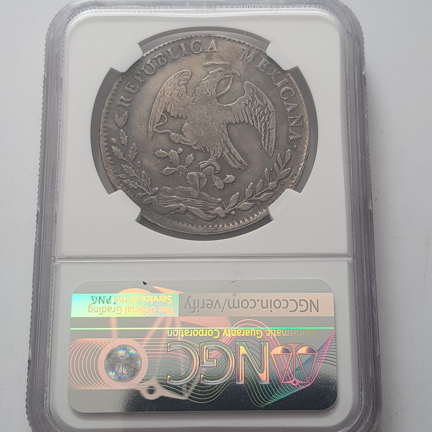 8 Reales ( Estado De México Certificada )  coin collectible - Main Image 2