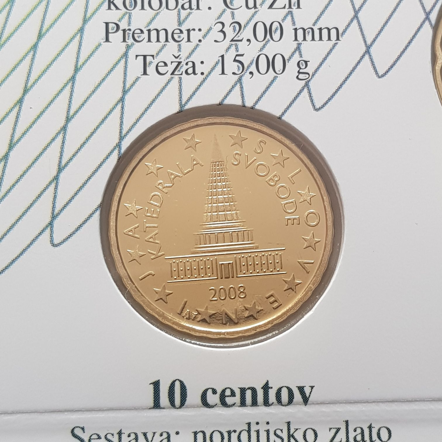 .1 Centavo De Euro  coin collectible - Main Image 2