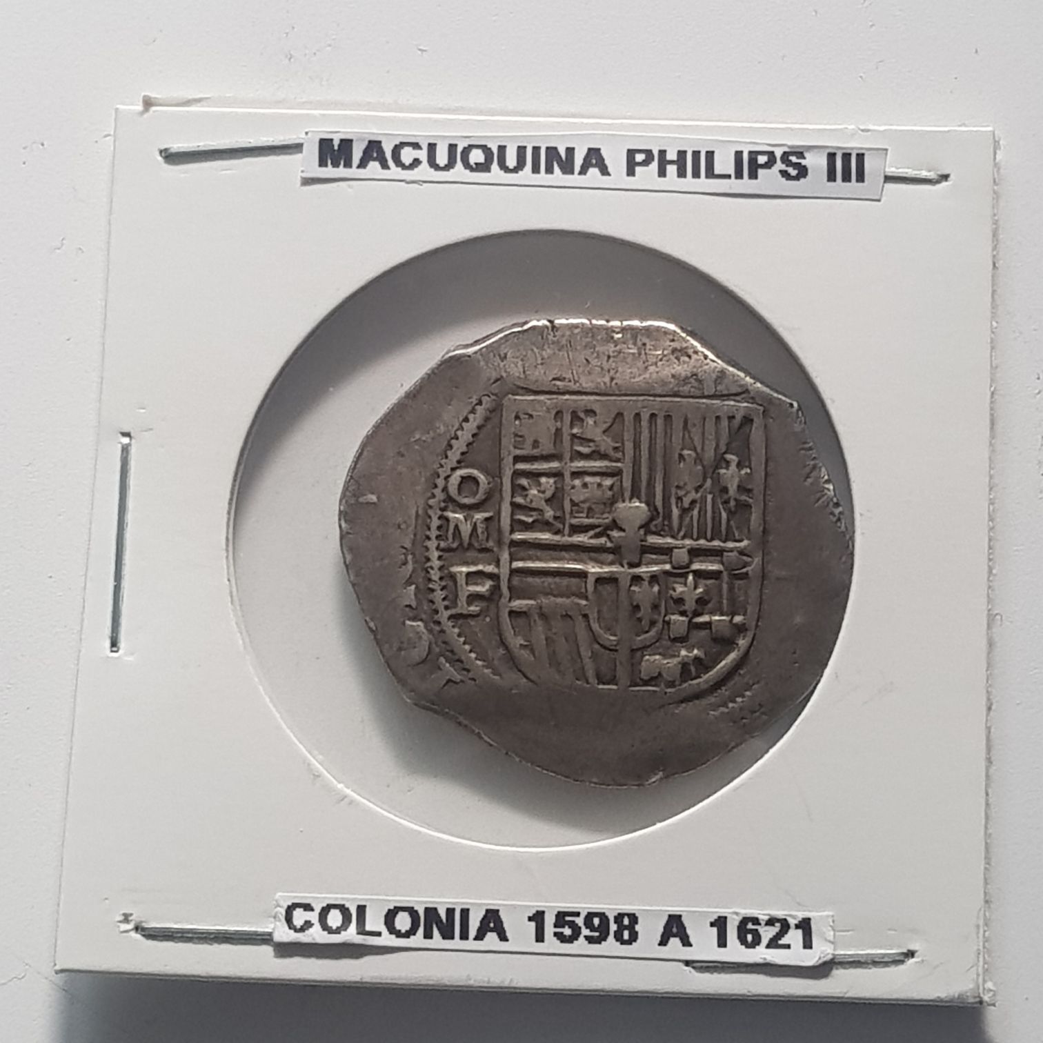 Macuquina Philips III ( 1598/1621 ) coin collectible - Main Image 1
