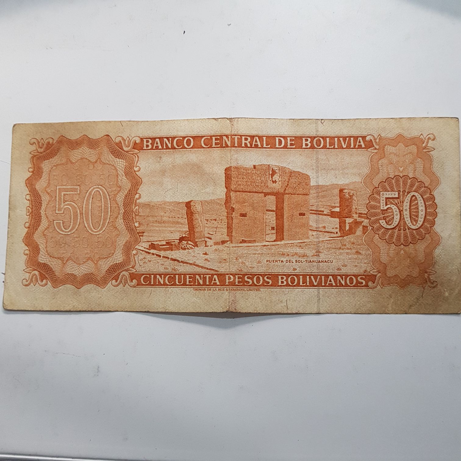 50 Pesos Bolivianos  coin collectible - Main Image 2