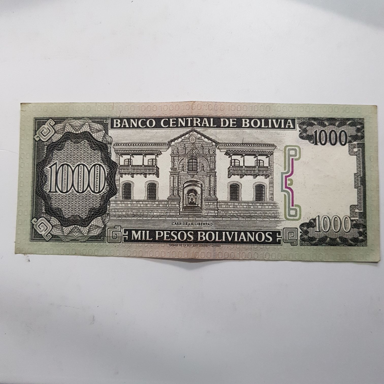 1000 Pesos Bolivianos  coin collectible - Main Image 2