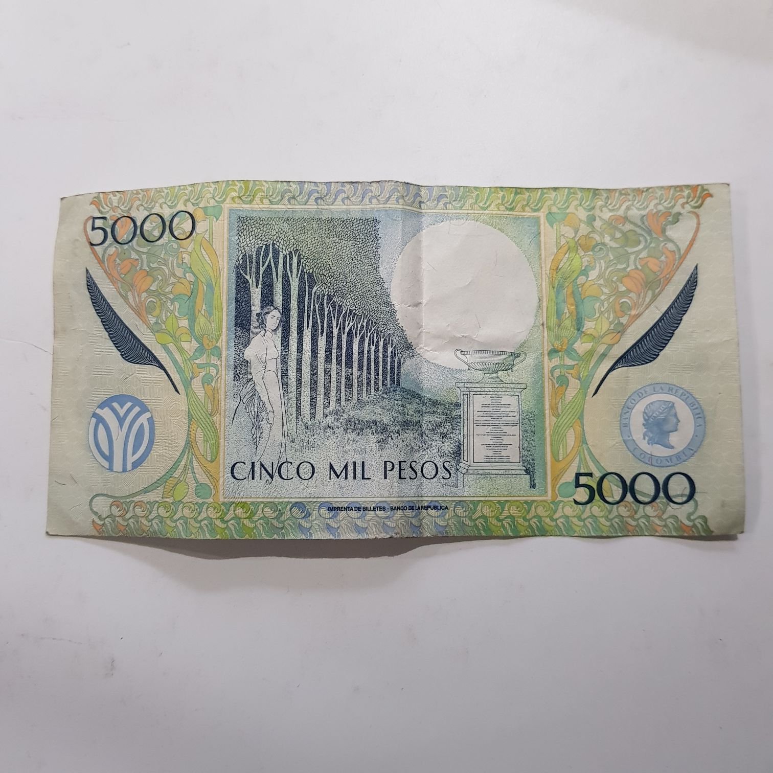5000 Mil Pesos  coin collectible - Main Image 2