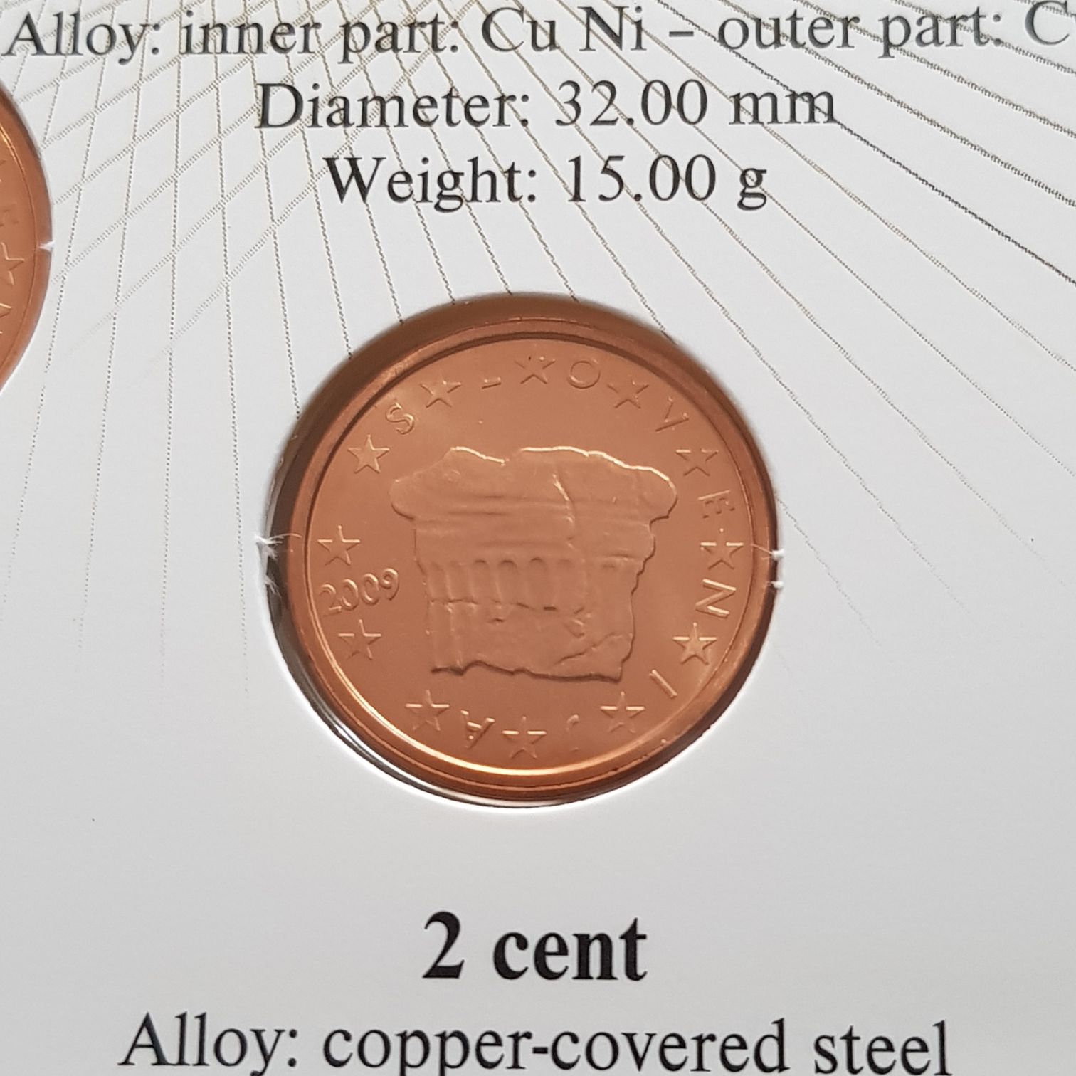 .02 Centavos De Euro  coin collectible - Main Image 2