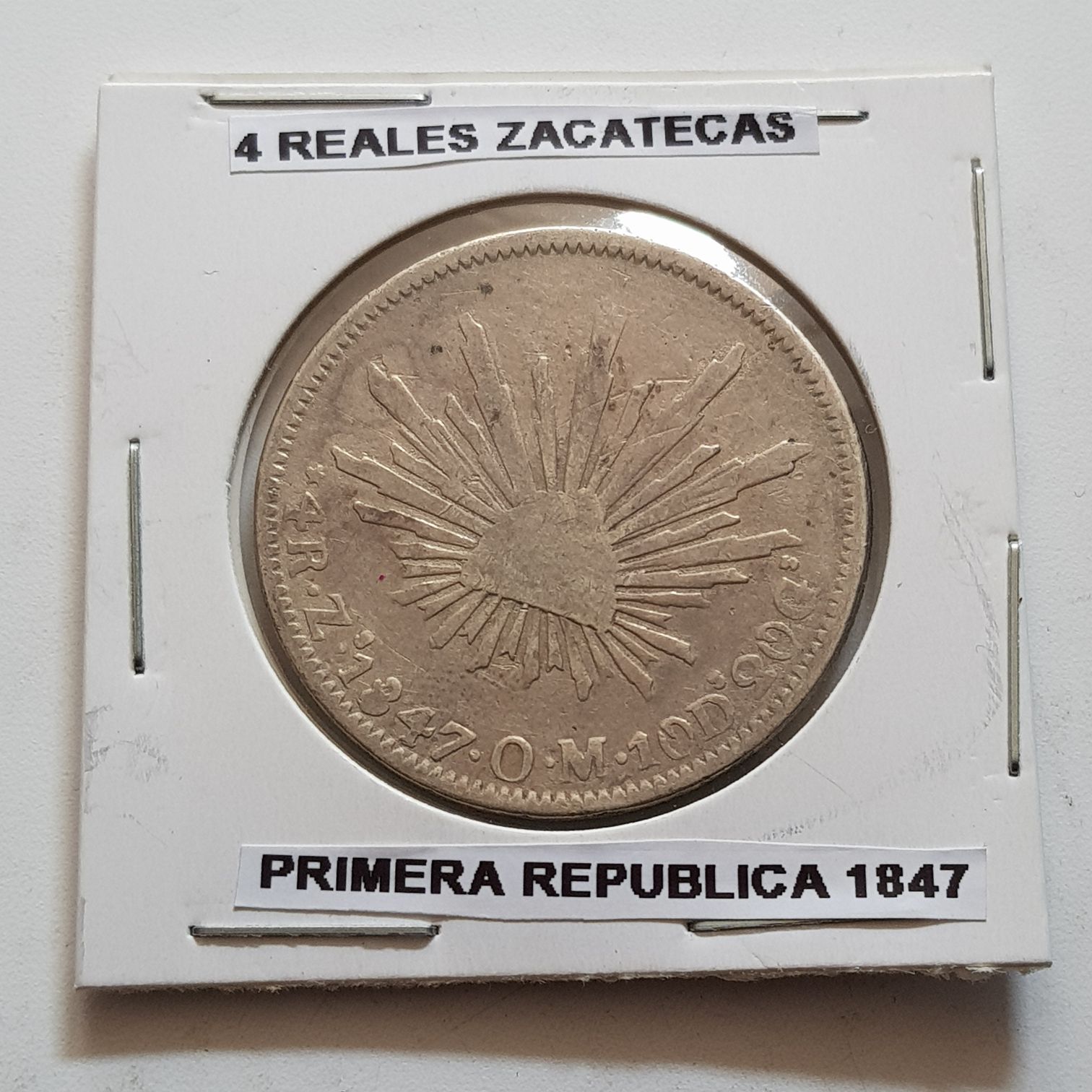 4 Reales Zacatecas  coin collectible - Main Image 1