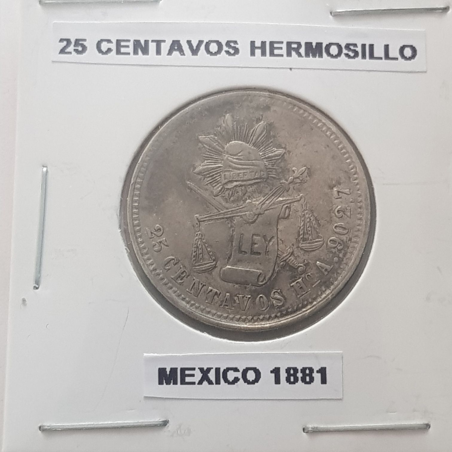 .25 Centavos Hermosillo  coin collectible - Main Image 1