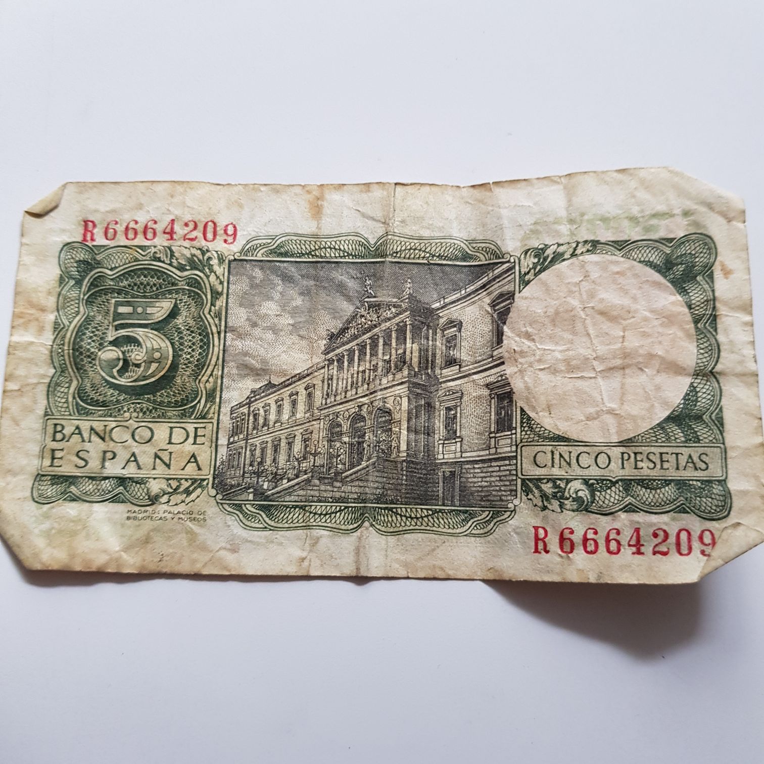 5 Pesetas  coin collectible - Main Image 2