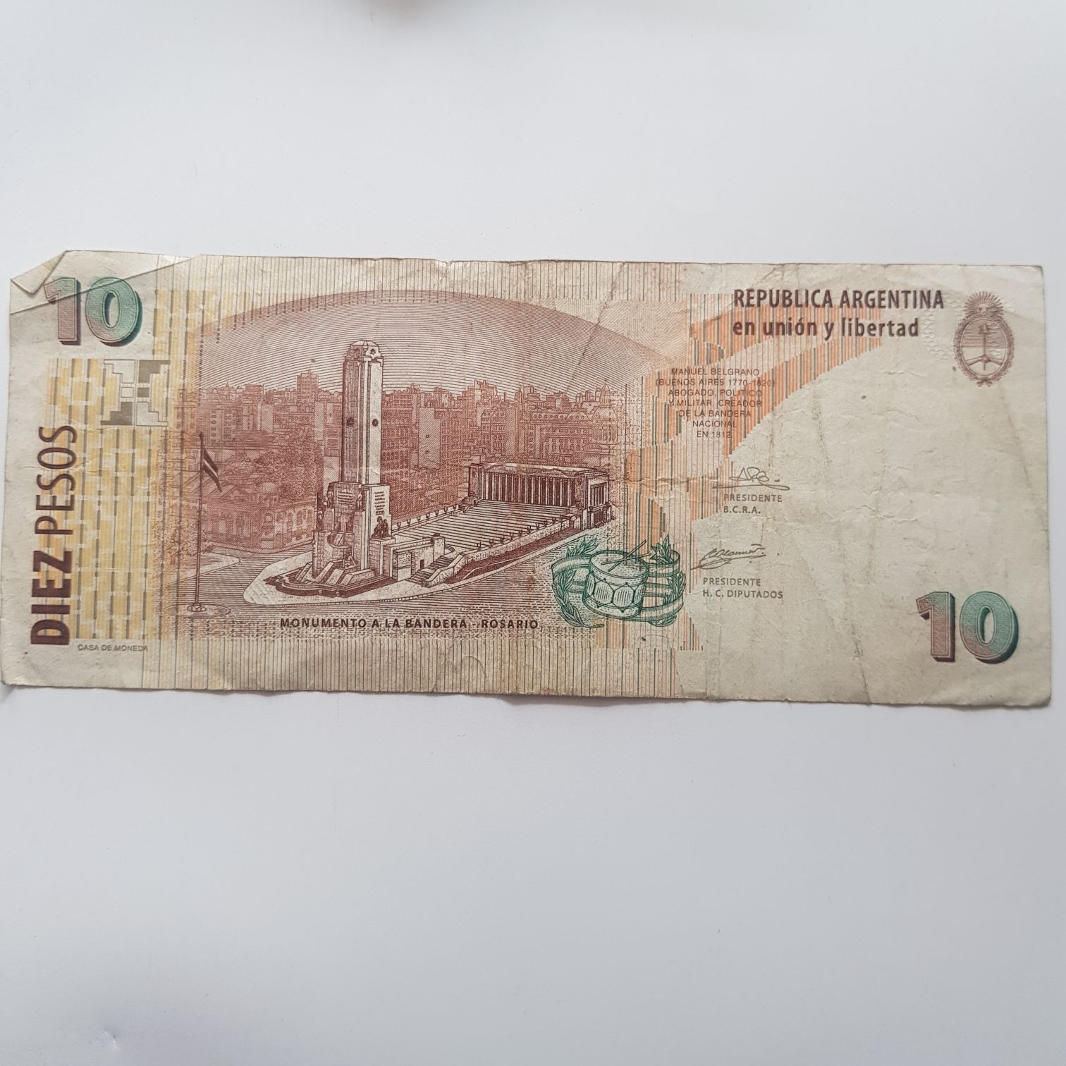 10 Pesos  coin collectible - Main Image 2