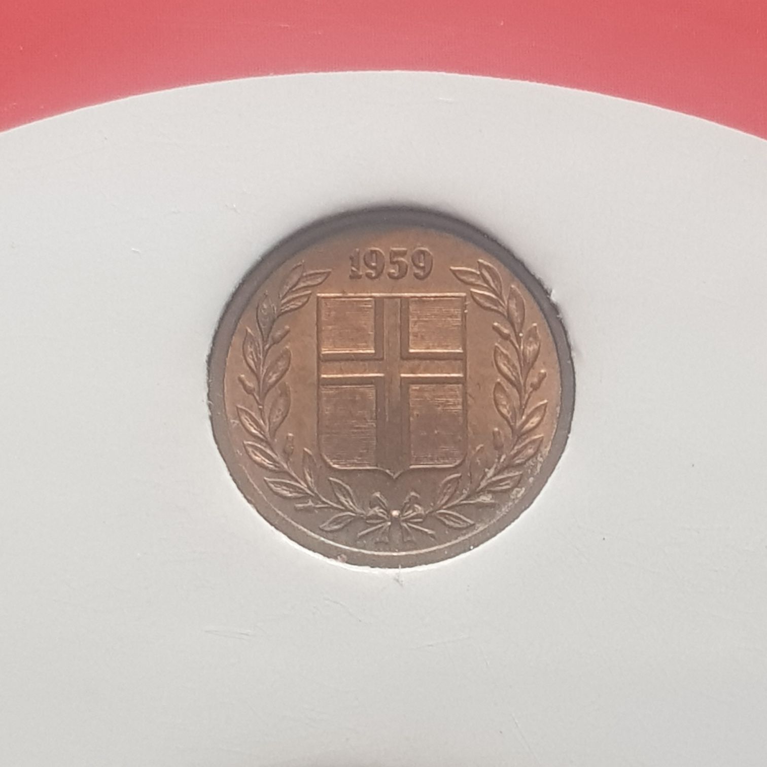 1 Eyrir  coin collectible - Main Image 2