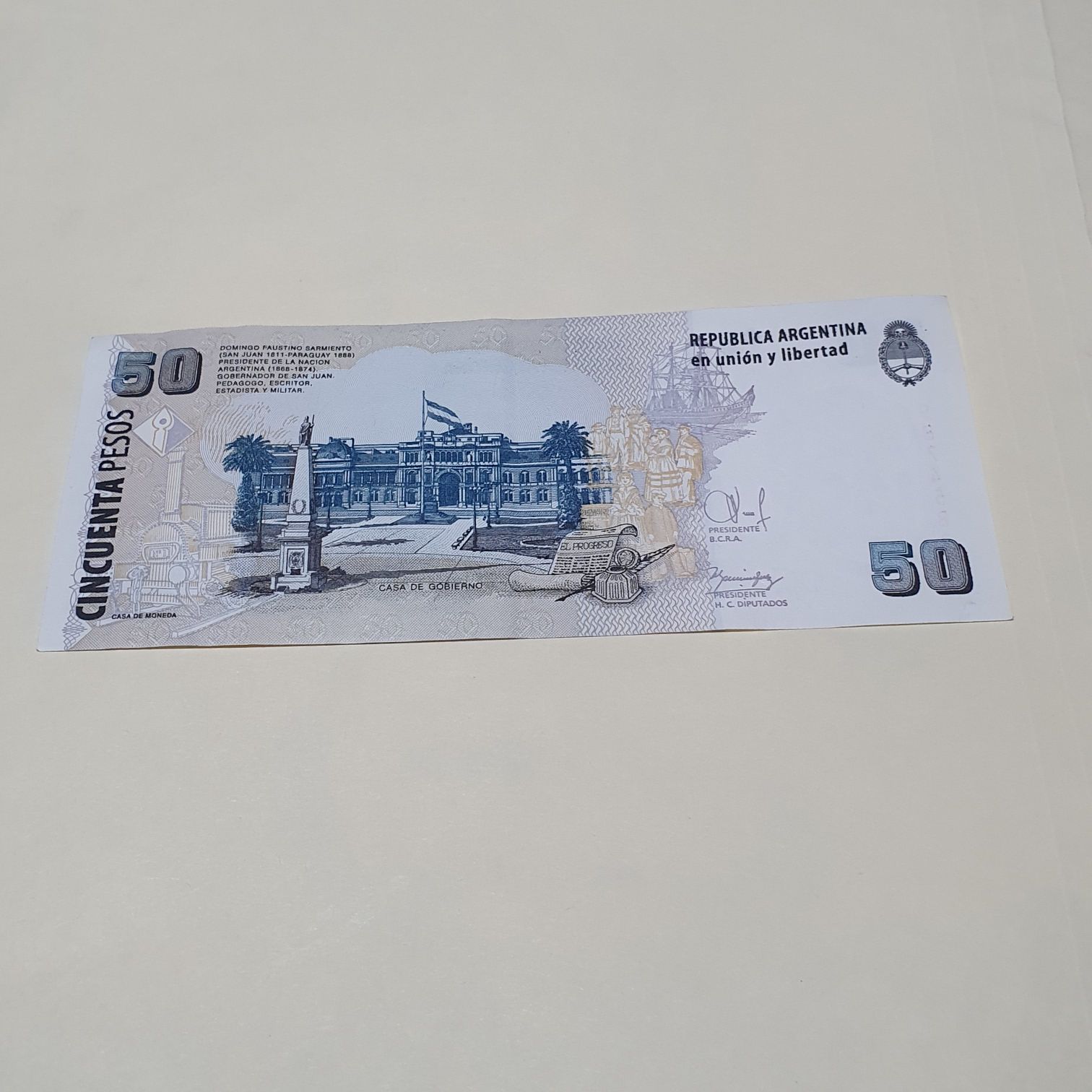 50 Pesos  coin collectible - Main Image 2