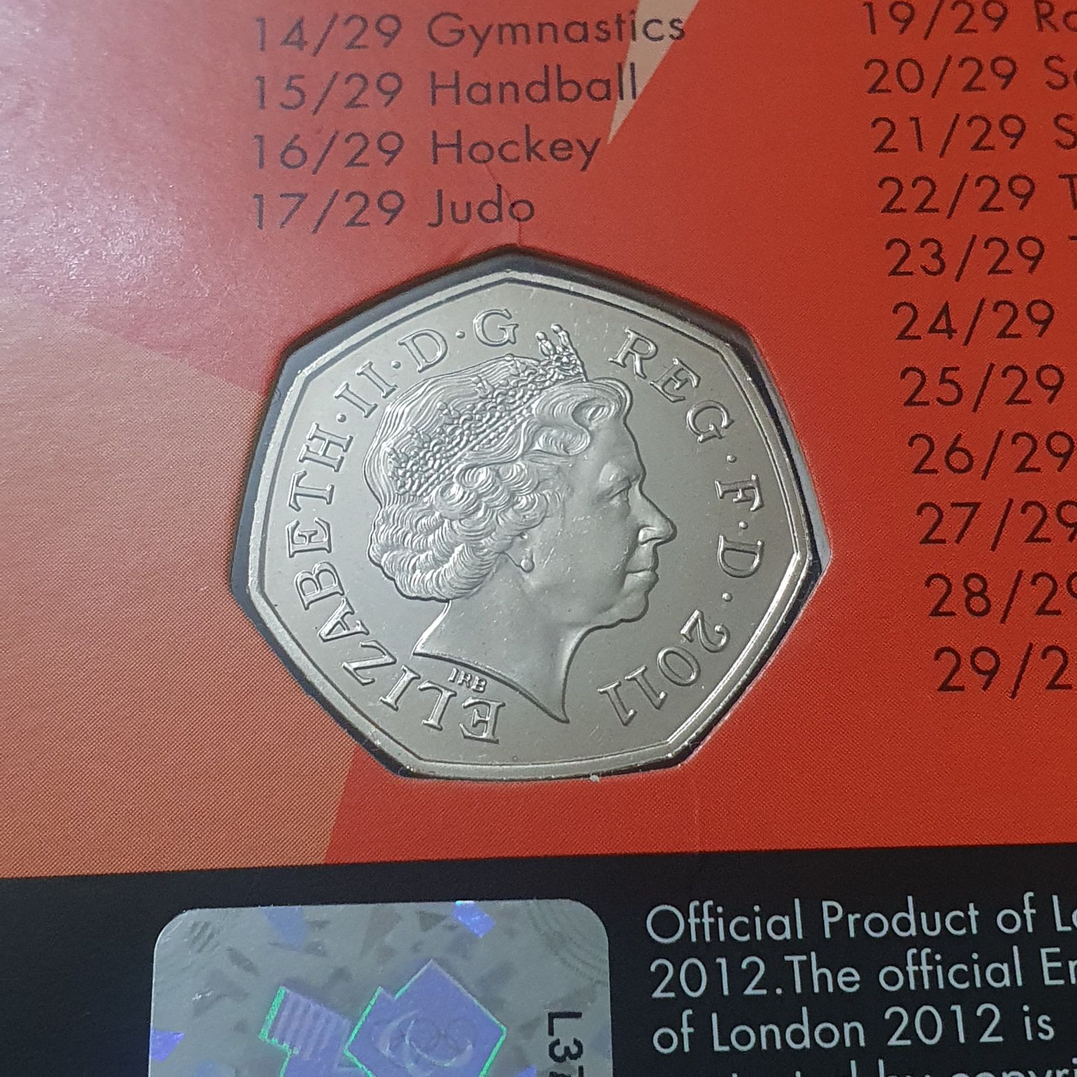 50 Pence  coin collectible - Main Image 2