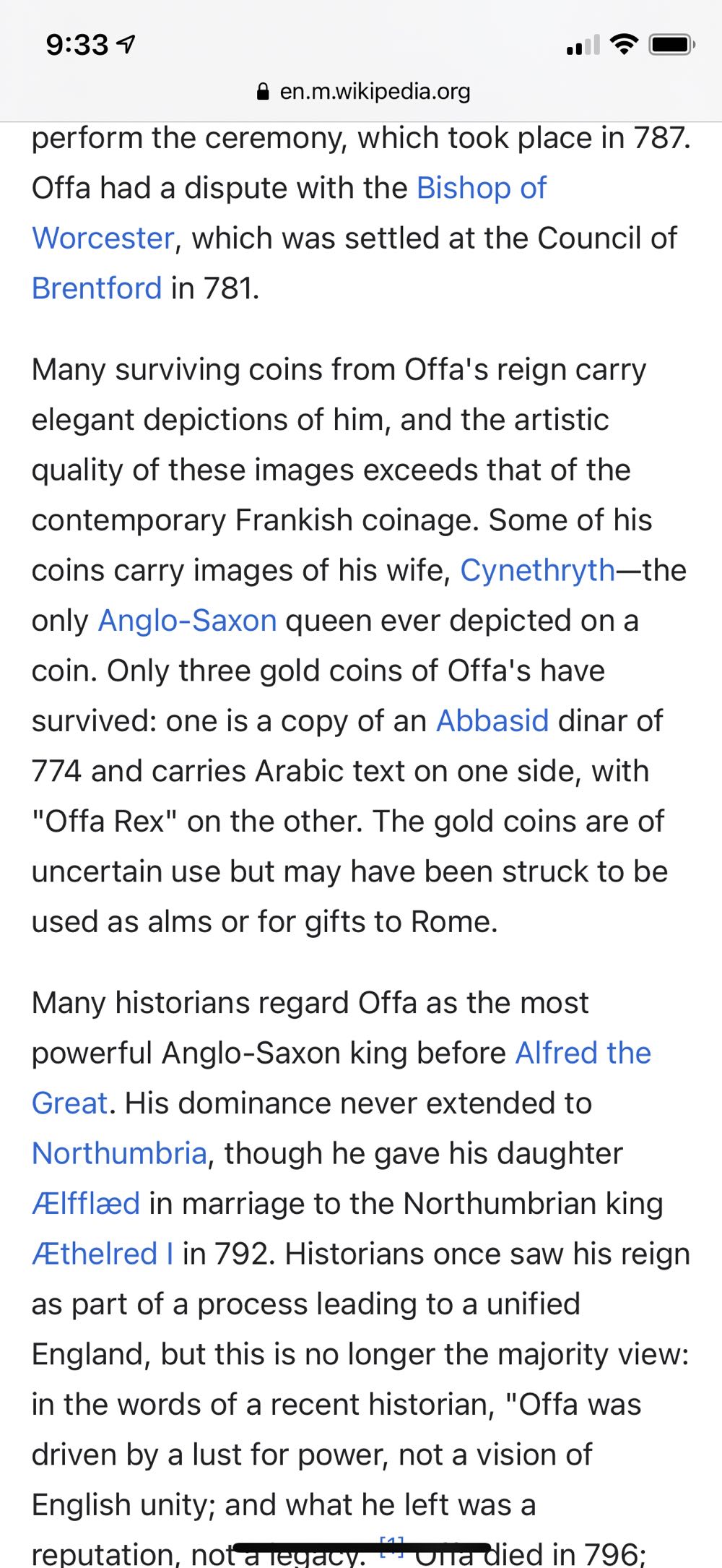 Great Britain Offa, King Of Mercia  coin collectible - Main Image 4