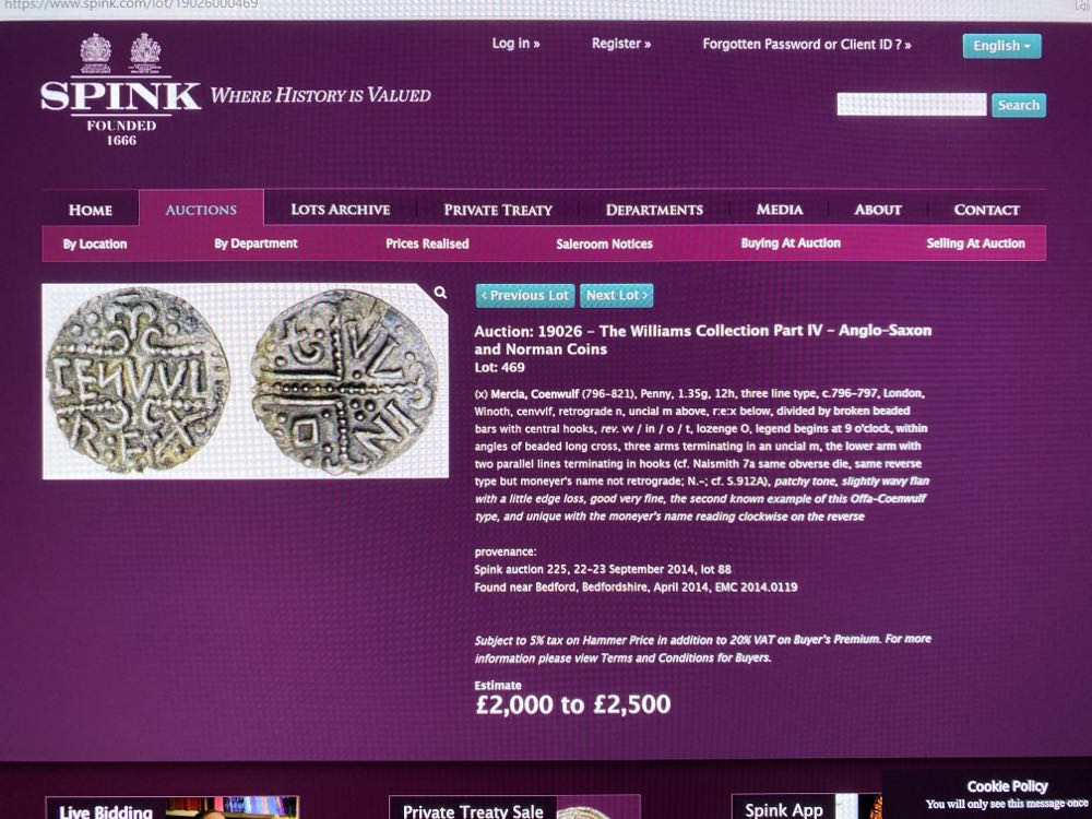 Great Britain Coenwulf, King Of Mercia  coin collectible - Main Image 4