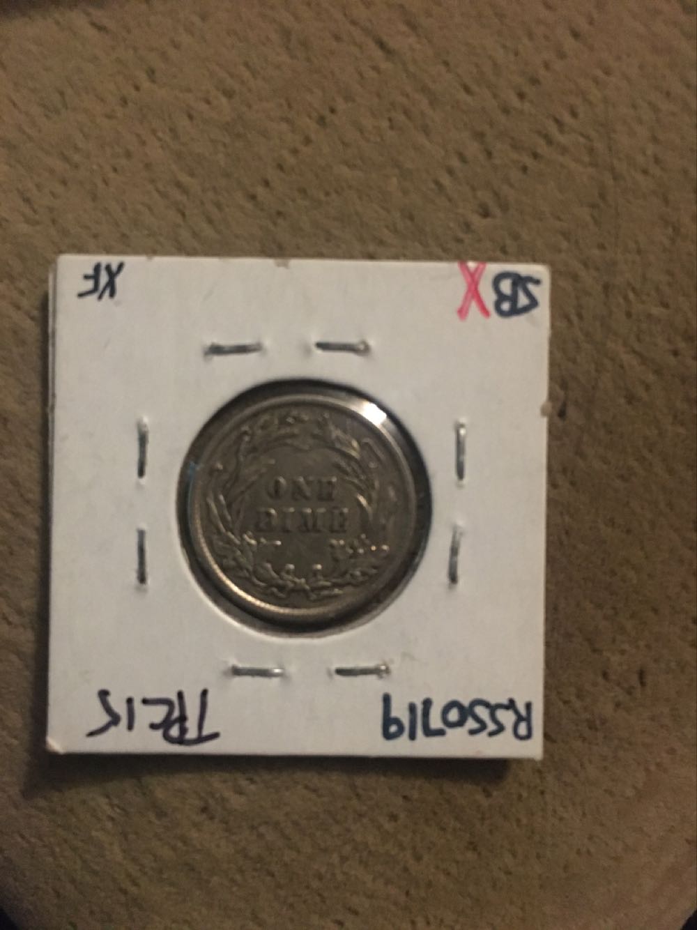 Barber Dime  coin collectible - Main Image 2