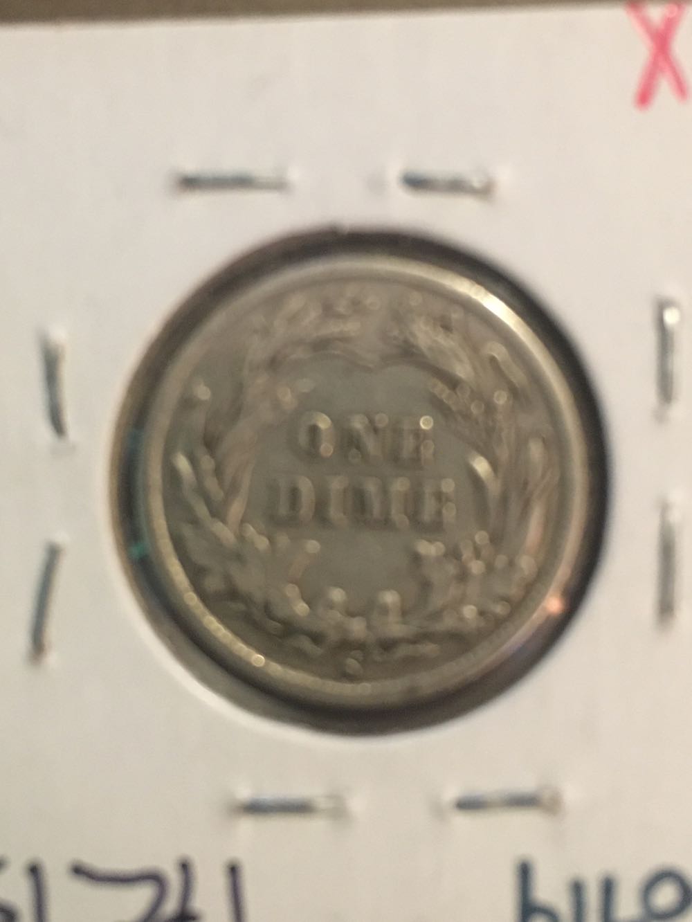 Barber Dime  coin collectible - Main Image 2