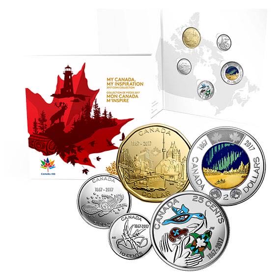 My Canada My Inspiration: 2017 Coin Collection  coin collectible - Main Image 2
