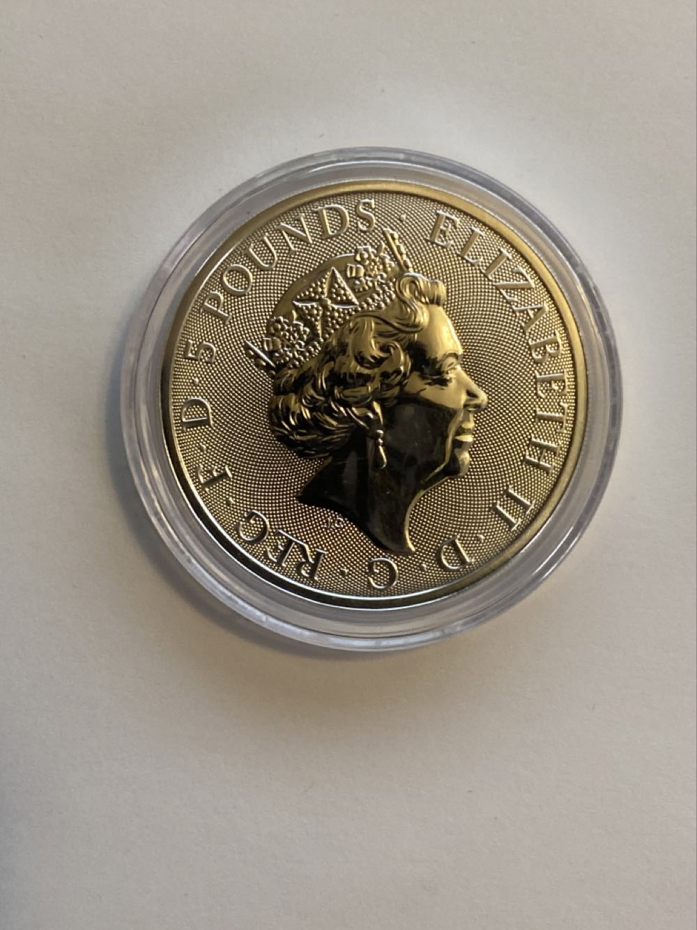 RM - White Greyhound of Richmond  coin collectible - Main Image 2