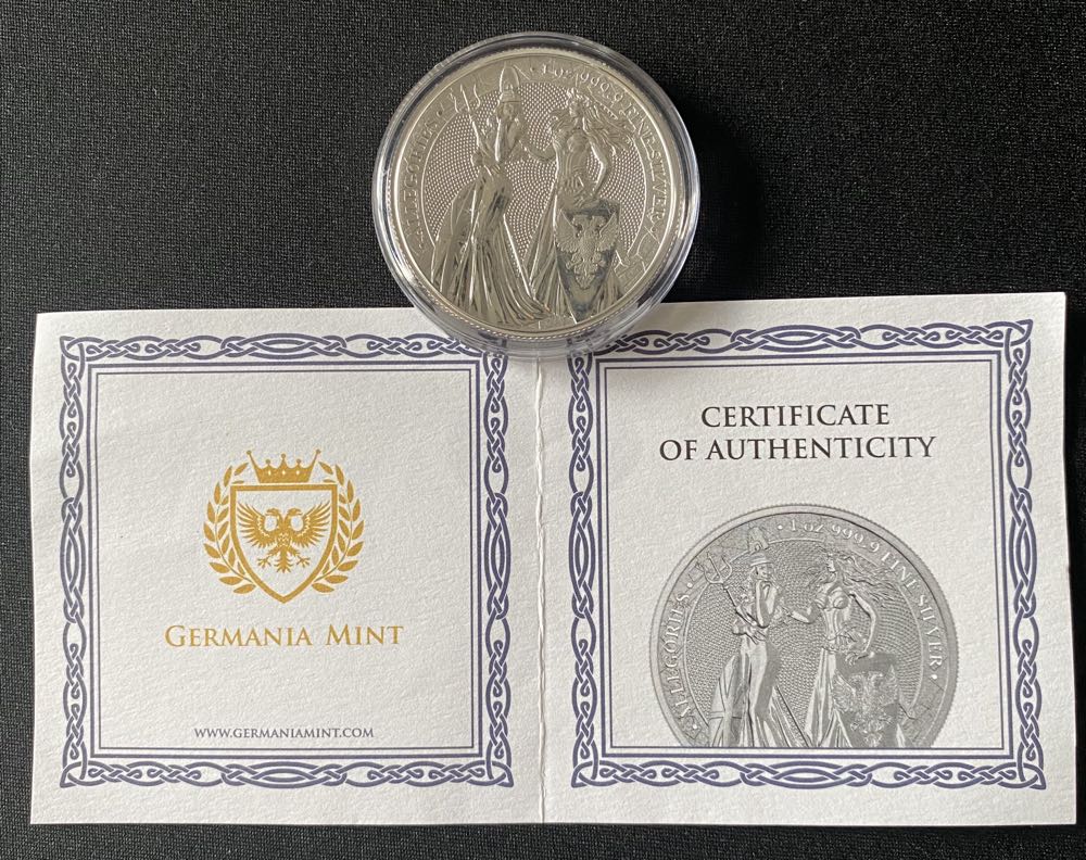 GRM - Allegories:  Britannia & Germania  coin collectible - Main Image 3