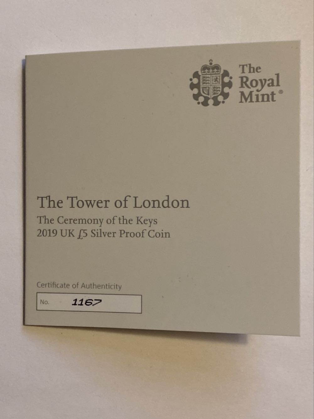 RM - Tower of London Ceremony of the Keys  coin collectible [Barcode 5026177418245] - Main Image 2