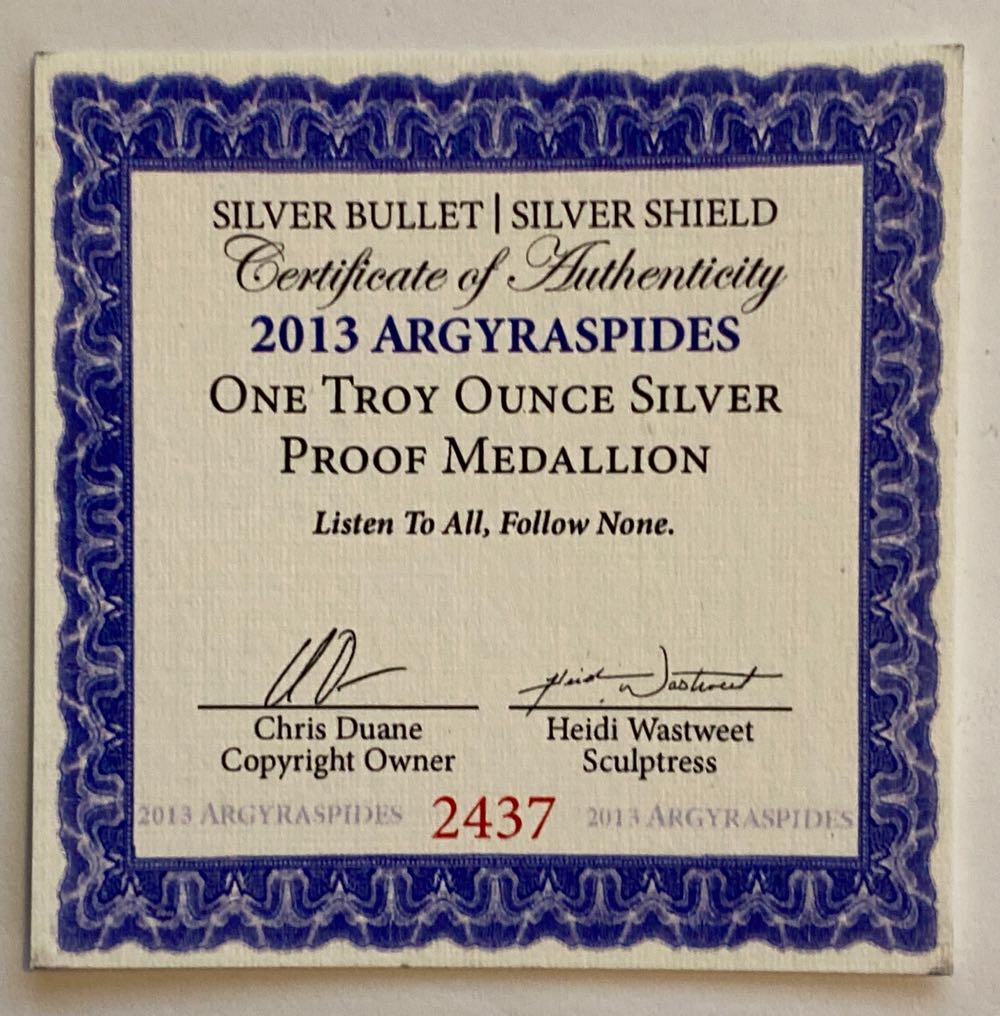 SS - Argyraspides  coin collectible - Main Image 2