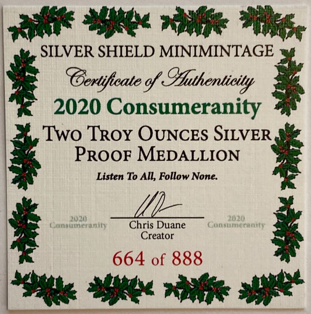 SS - Consumeranity (2020)  coin collectible - Main Image 2