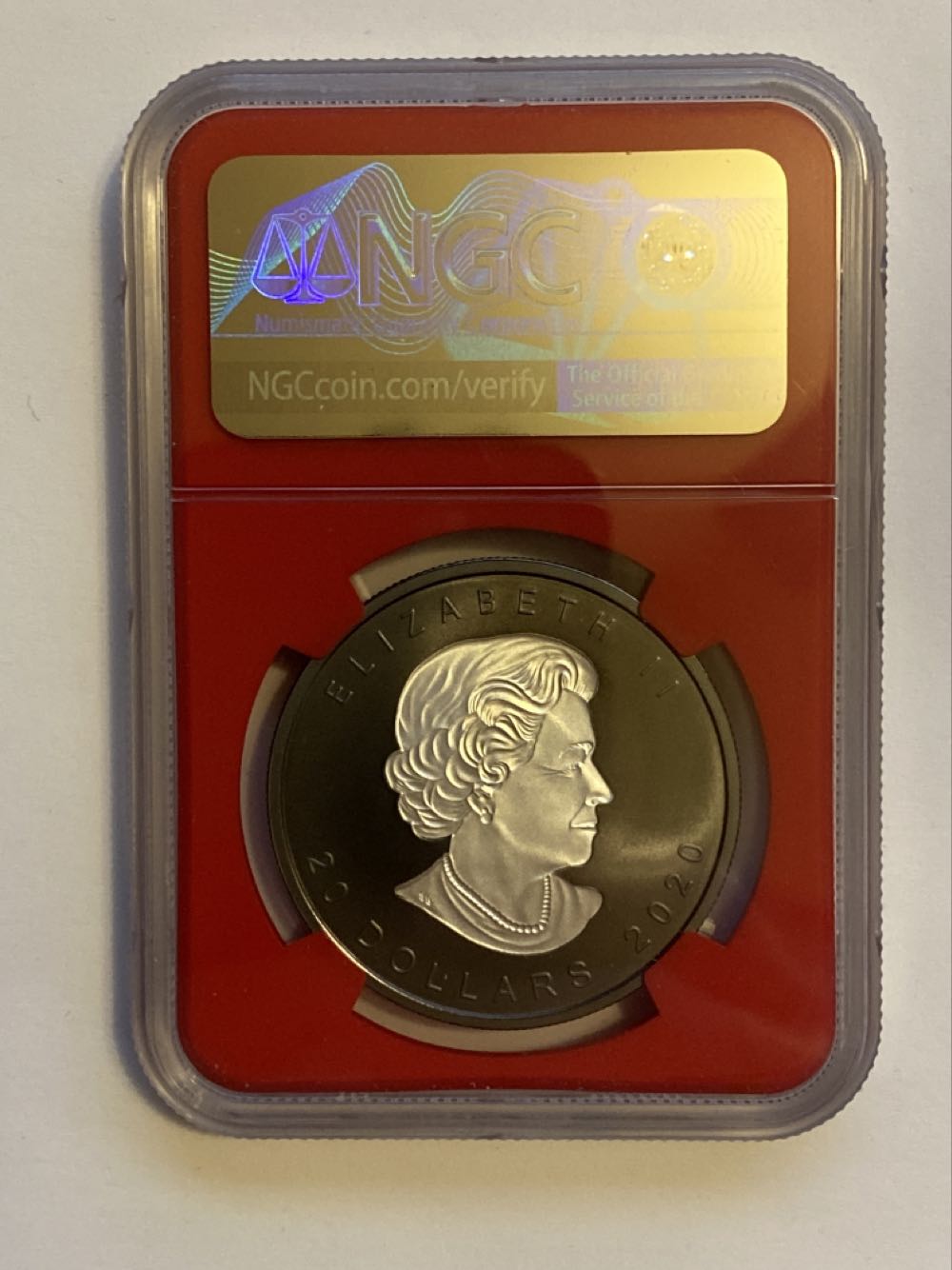 RCM - Maple Leaf Incuse  coin collectible - Main Image 2