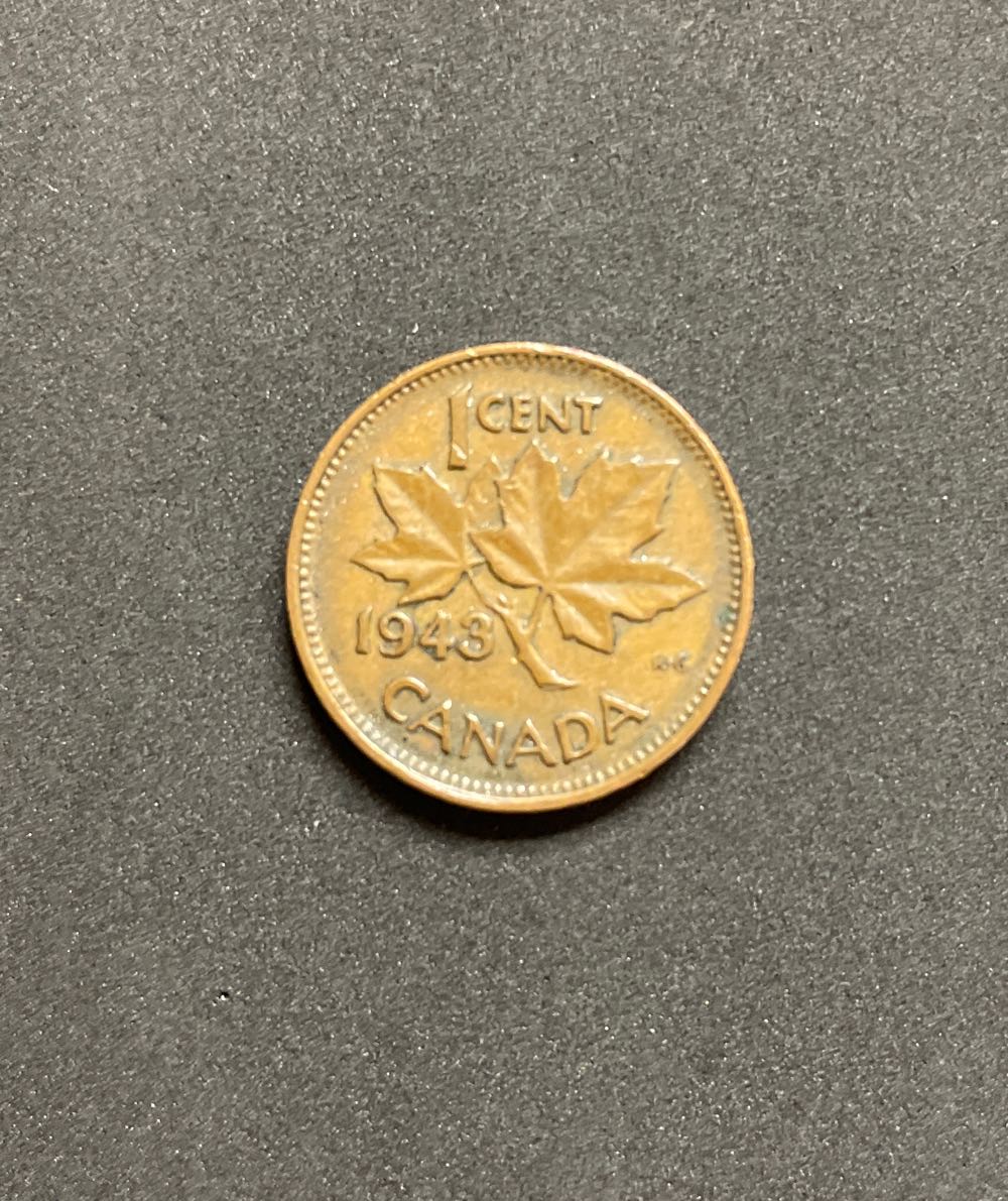 Canadian Penny 1943  coin collectible - Main Image 2