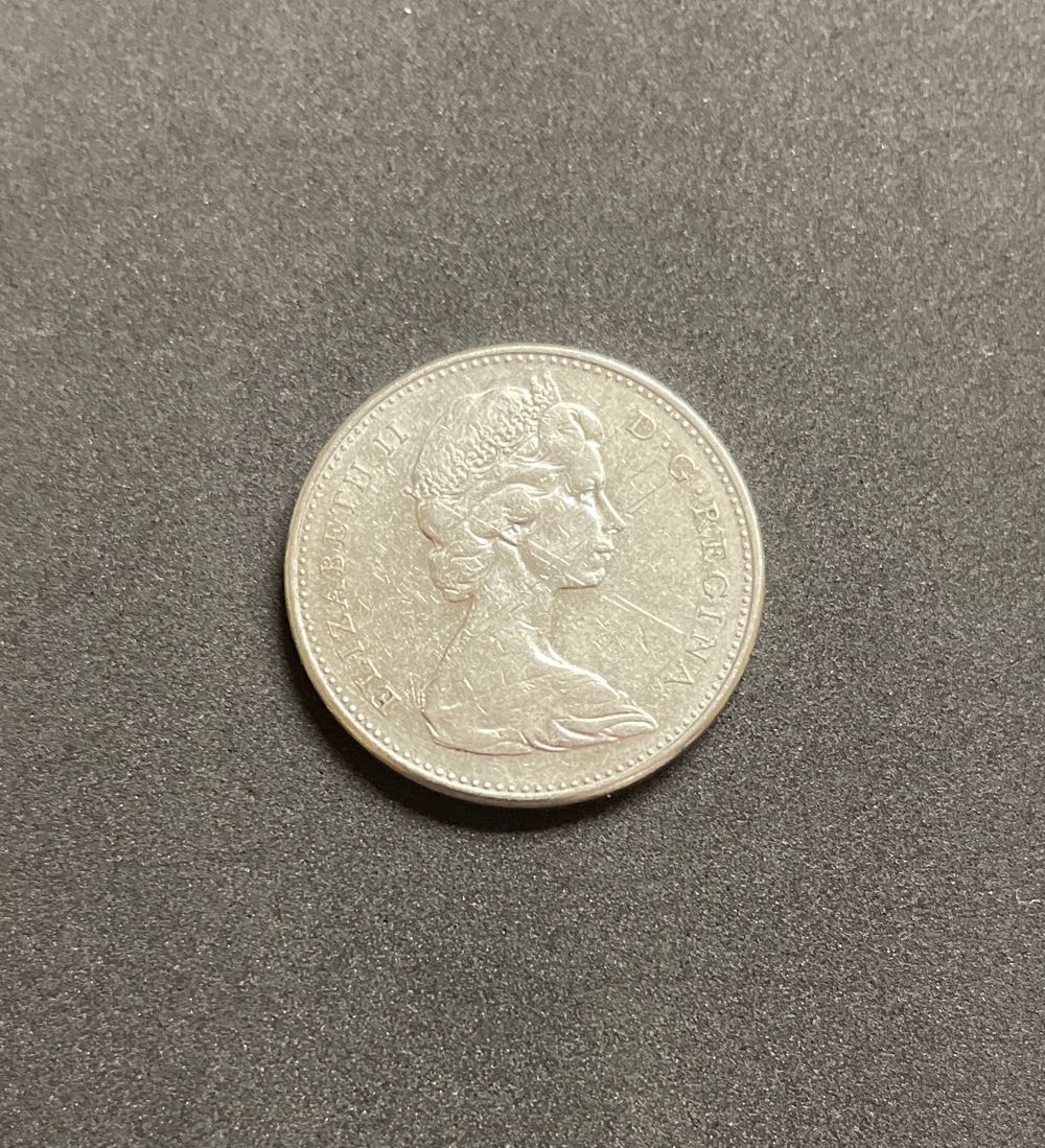 Canadian Nickel 1966  coin collectible - Main Image 2