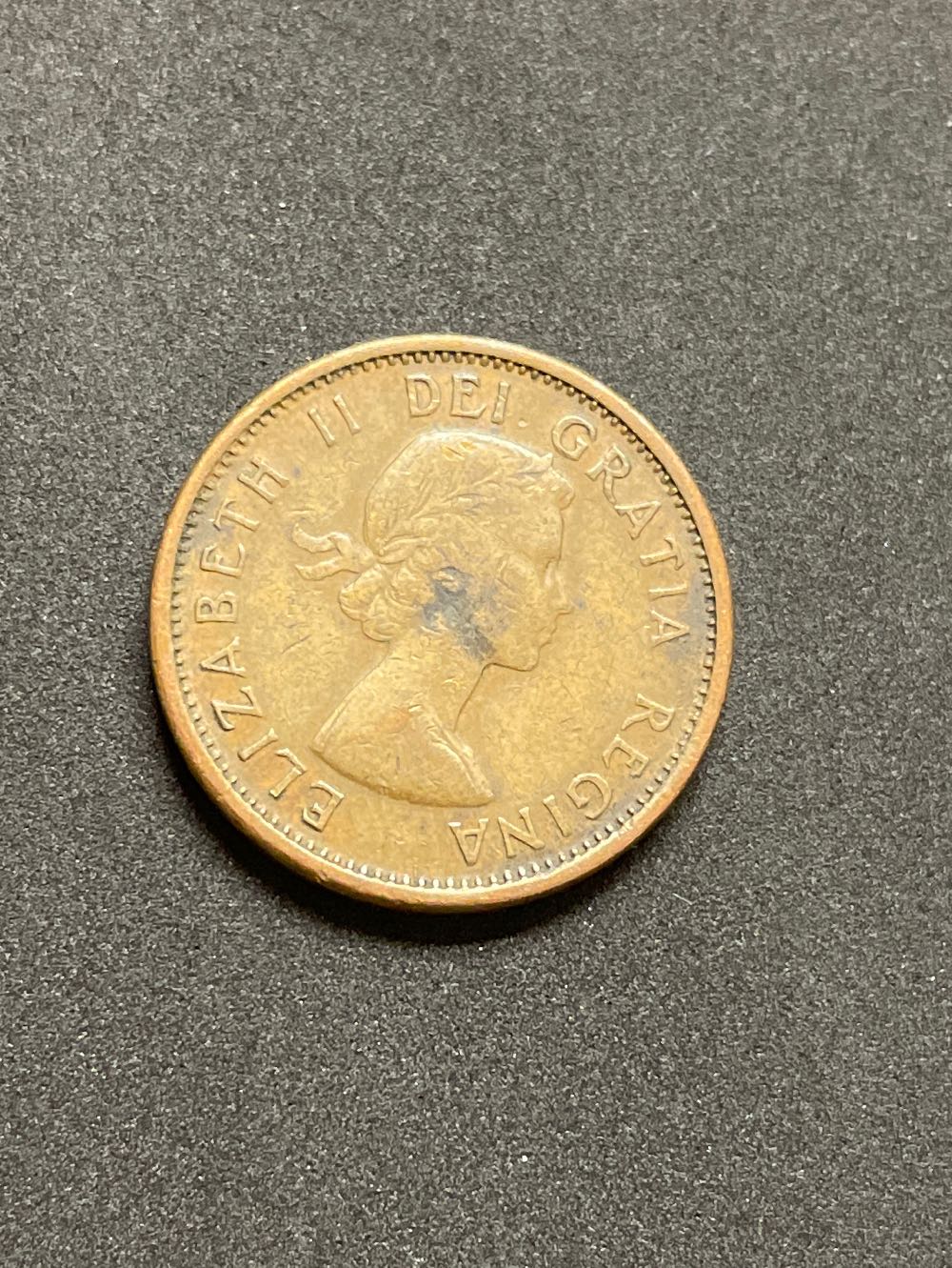 Canadian Penny 1957  coin collectible - Main Image 2