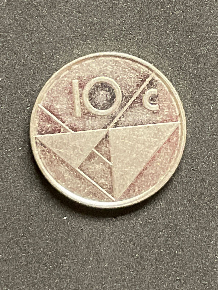 Aruba Dime 1993  coin collectible - Main Image 2