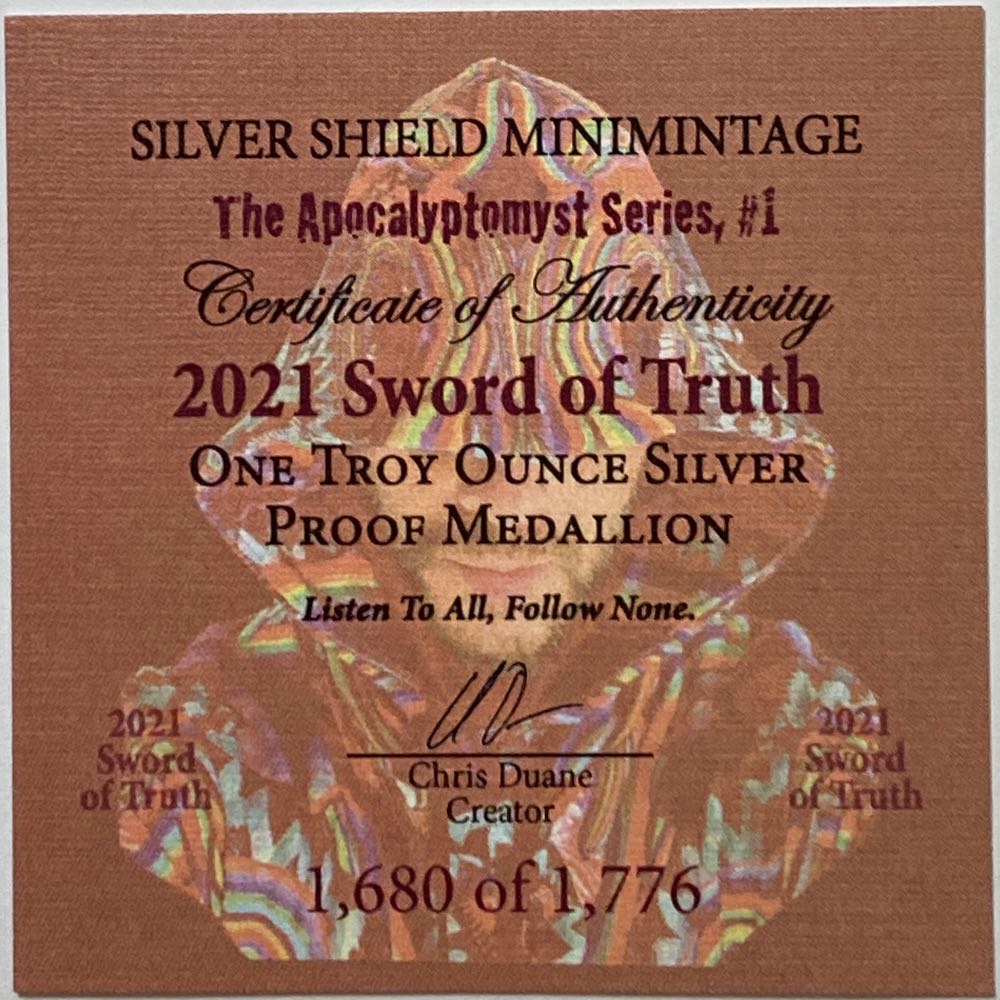 SS - Sword of Truth  coin collectible - Main Image 2