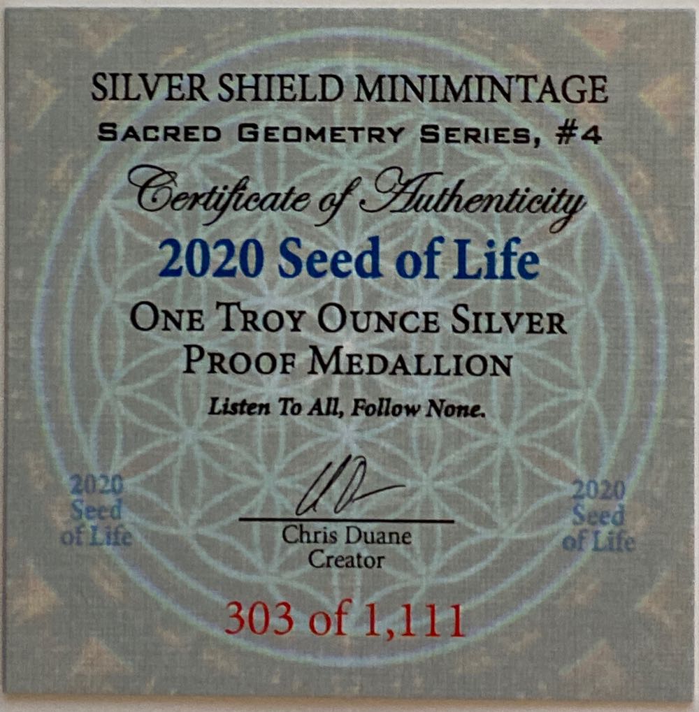 SS - Seed of Life  coin collectible - Main Image 2