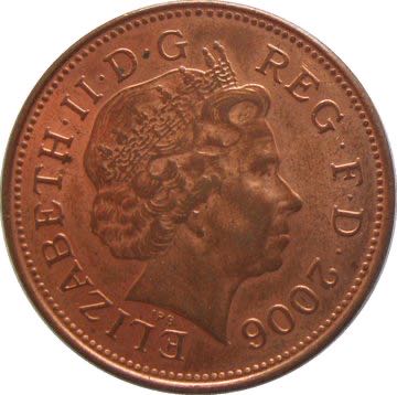 U.K. 2 Pence  coin collectible - Main Image 2