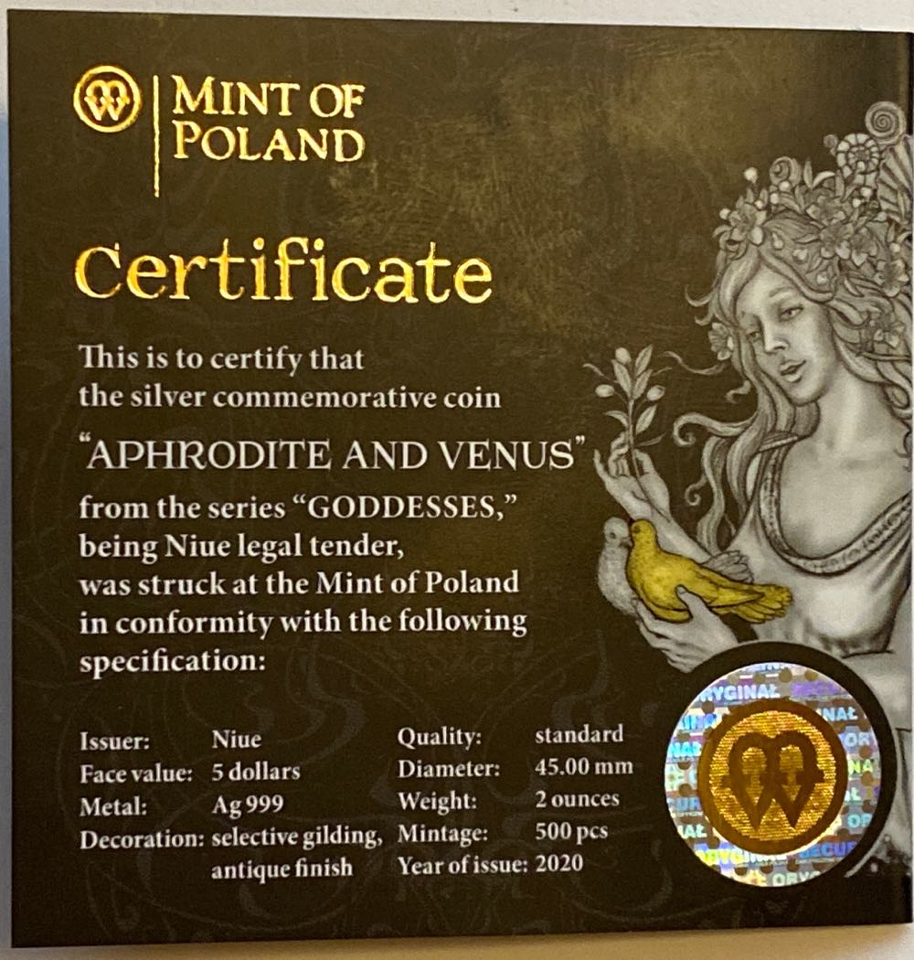 POLM - Aphrodite and Venus  coin collectible - Main Image 2