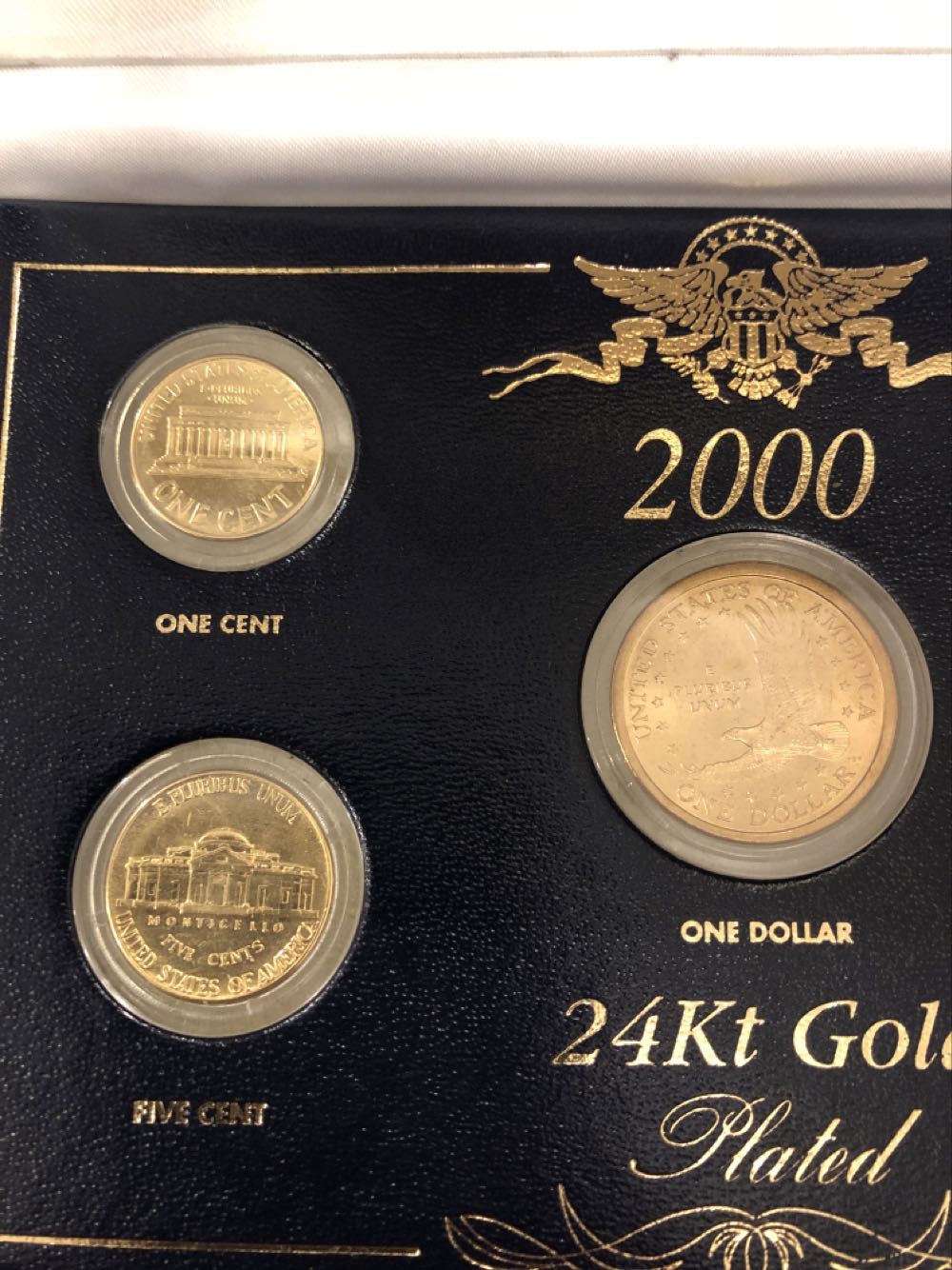 2000 24 Kt Gold Plated Coin Set  coin collectible - Main Image 2