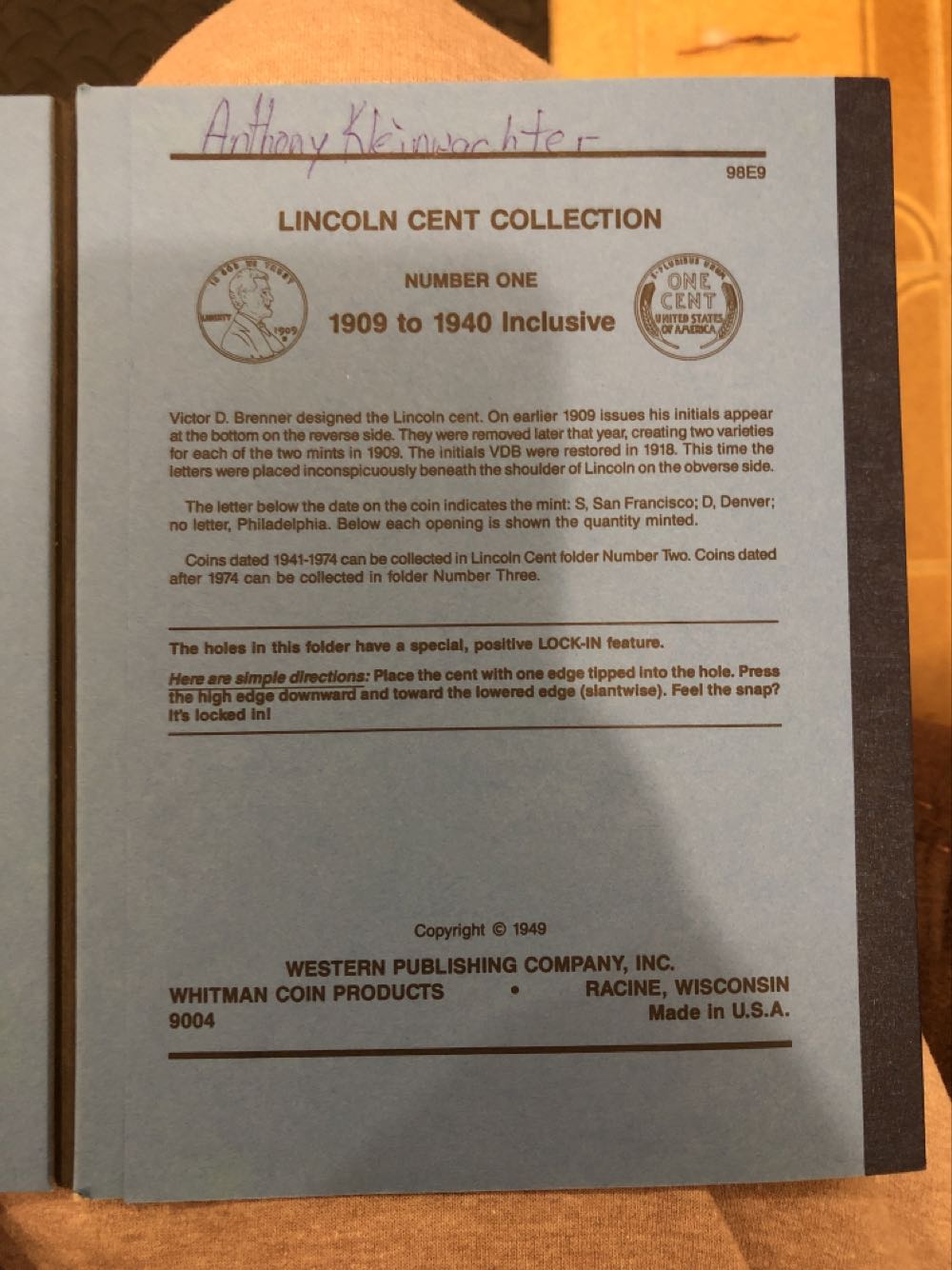 Lincoln Cent Collection 1909-1940  coin collectible - Main Image 2
